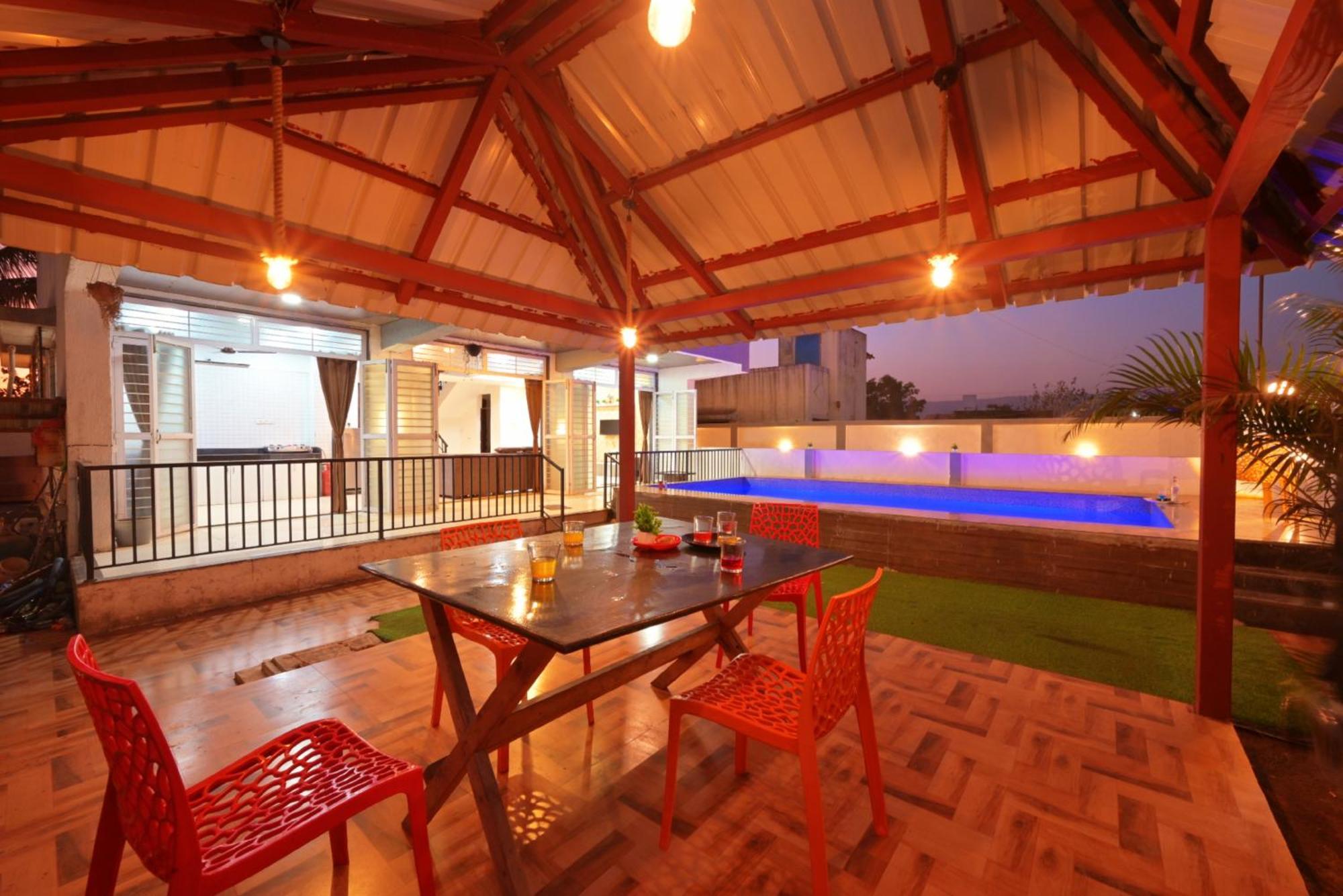 Ll Empyrean Stay Ll 4Bhk Ll Ac Ll Pool Ll Mystical Stone Villa Ll Лонавала Екстериор снимка