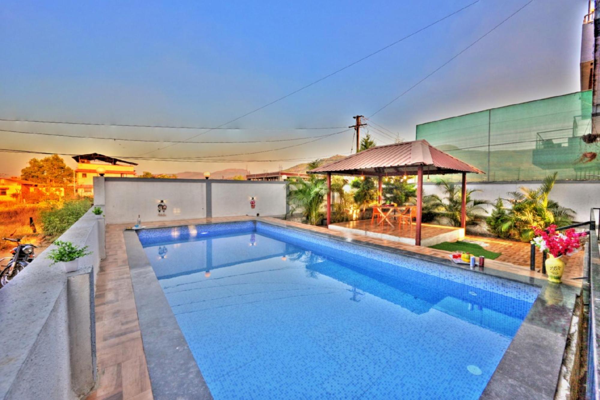 Ll Empyrean Stay Ll 4Bhk Ll Ac Ll Pool Ll Mystical Stone Villa Ll Лонавала Екстериор снимка