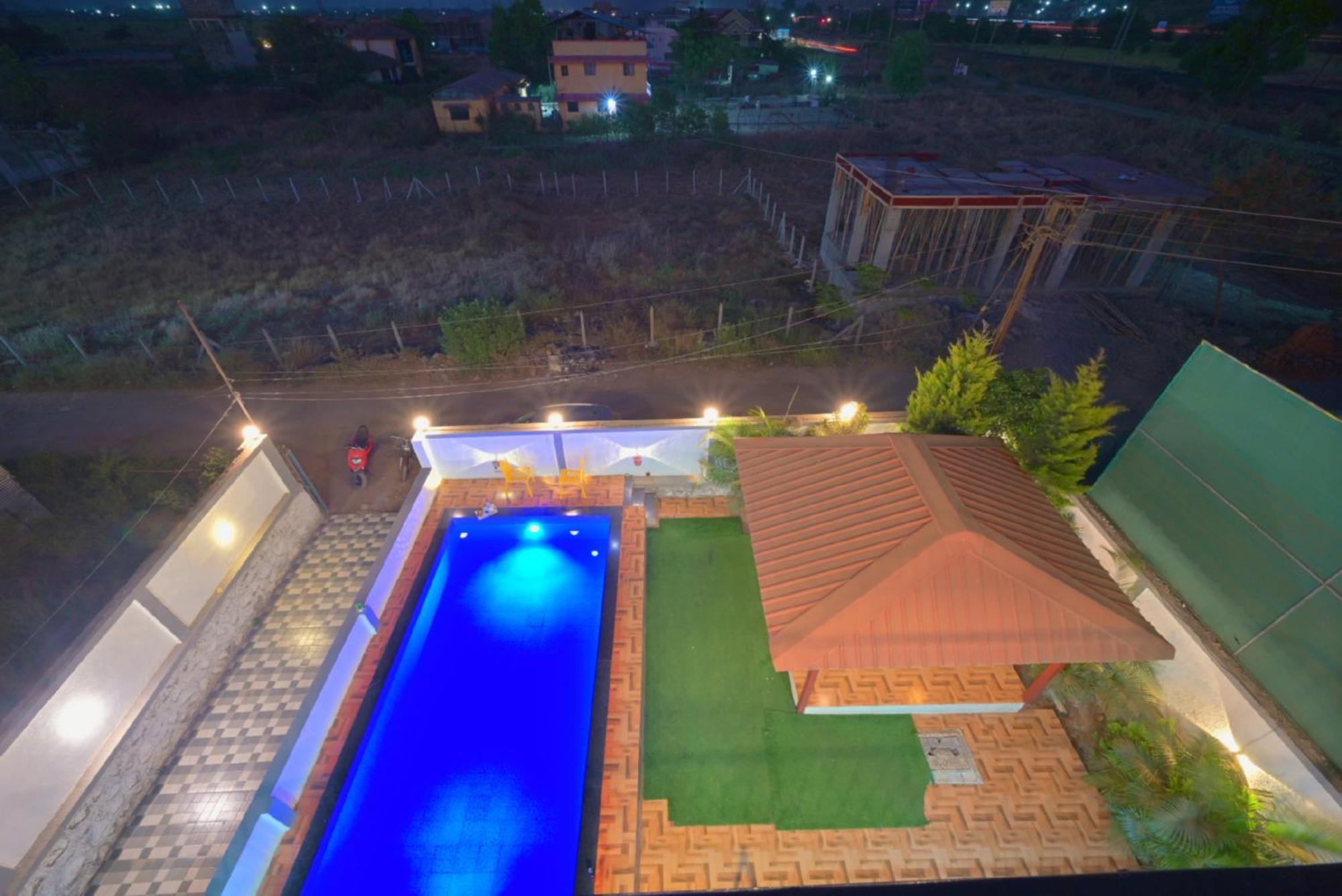 Ll Empyrean Stay Ll 4Bhk Ll Ac Ll Pool Ll Mystical Stone Villa Ll Лонавала Екстериор снимка