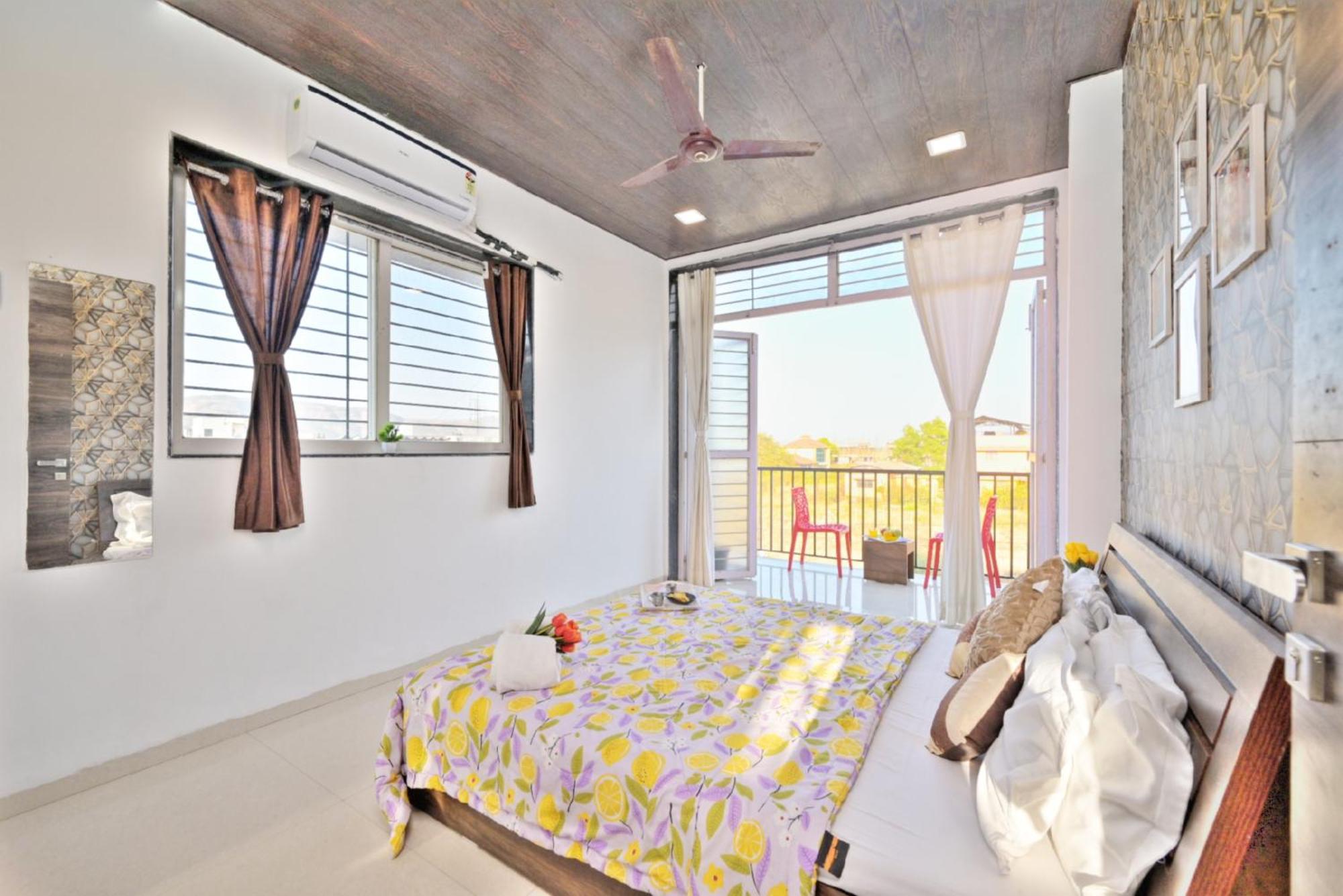 Ll Empyrean Stay Ll 4Bhk Ll Ac Ll Pool Ll Mystical Stone Villa Ll Лонавала Екстериор снимка
