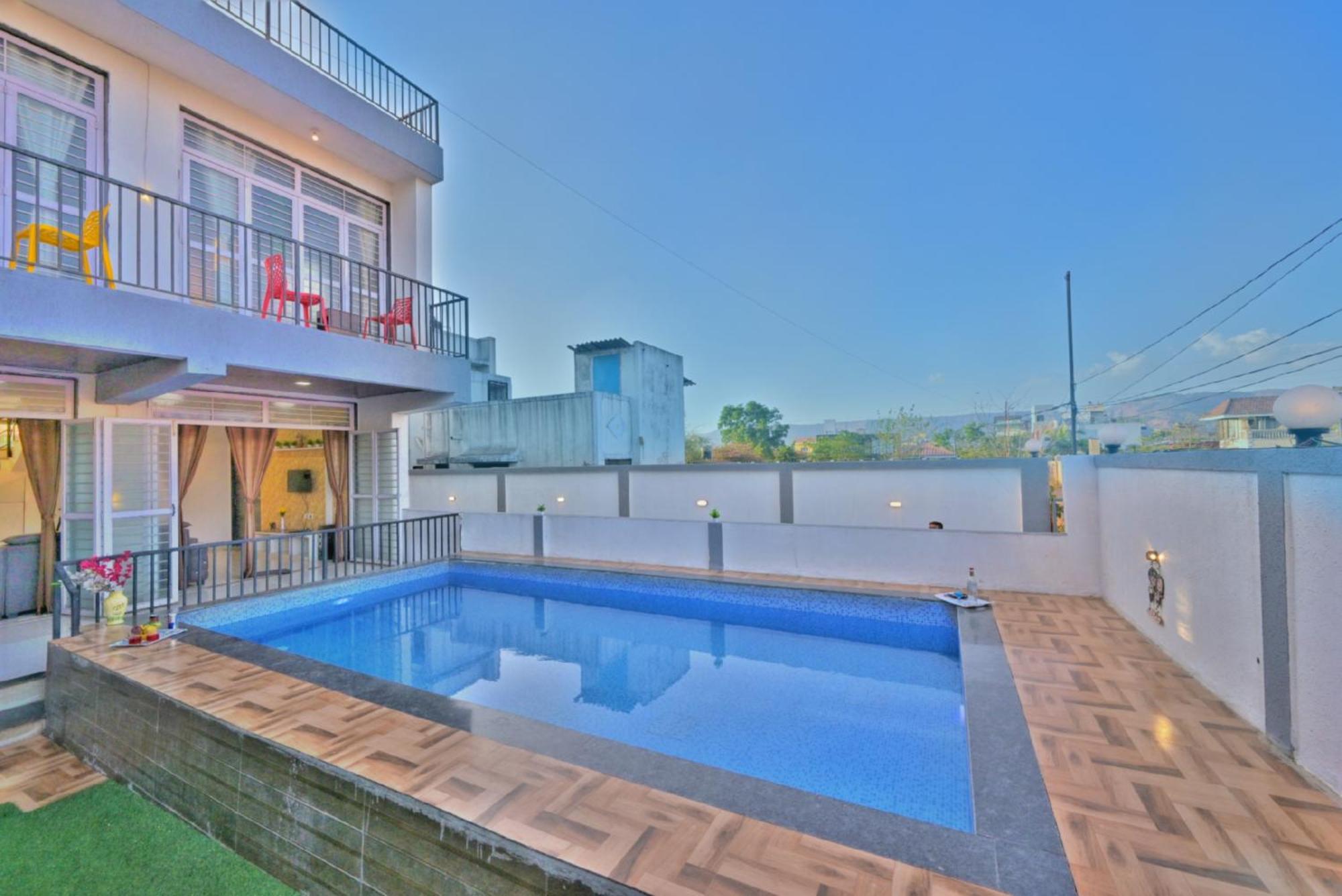Ll Empyrean Stay Ll 4Bhk Ll Ac Ll Pool Ll Mystical Stone Villa Ll Лонавала Екстериор снимка